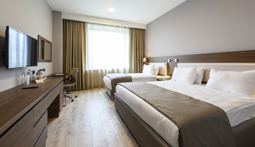 Habitación superior, varias camas