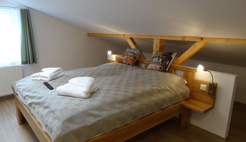Habitación estándar doble, frigorífico, vistas a la ciudad