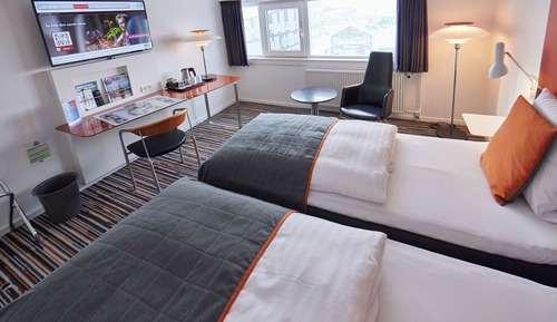Habitación Deluxe con 2 camas individuales, vistas a la ciudad