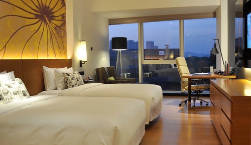 Habitación clásica con 2 camas individuales, vistas al jardín