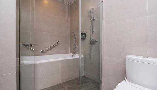 Suite estudio, 1 cama de matrimonio grande, bañera (High Floor)