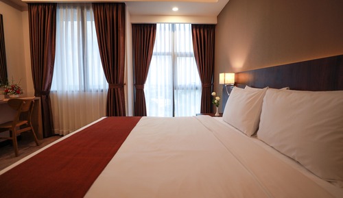 Habitación Deluxe doble, 1 cama doble, no fumadores, vistas a la ciudad
