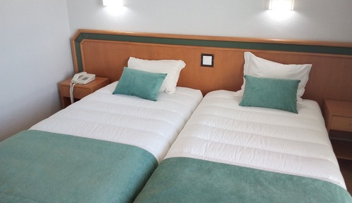 Habitación básica con 2 camas individuales