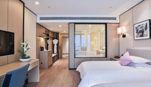 Habitación ejecutiva con 2 camas individuales, vistas a la ciudad