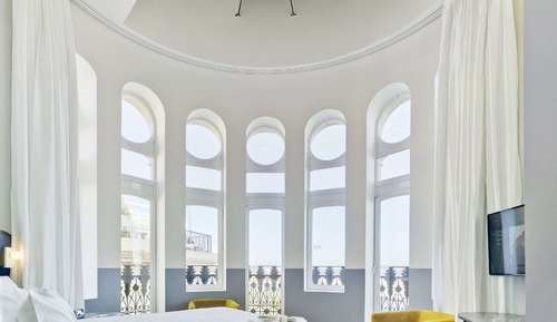 Habitación doble, balcón, vistas al mar (The Cupola)