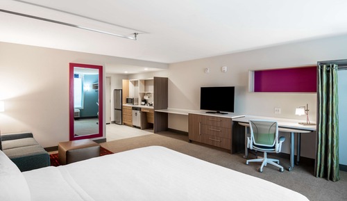 Estudio, 1 cama de matrimonio grande, accesible para personas con discapacidad (Mobility & Hearing)