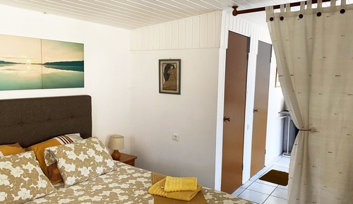 Estudio, 1 cama de matrimonio grande, cocina básica, vistas al jardín (Totem)