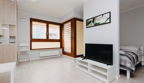 Apartamento Business, balcón