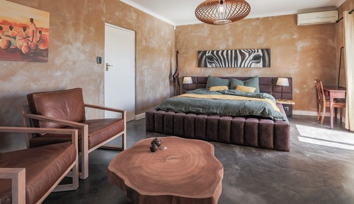 Habitación exclusiva doble, 1 cama de matrimonio grande, vistas a la montaña (Africa)