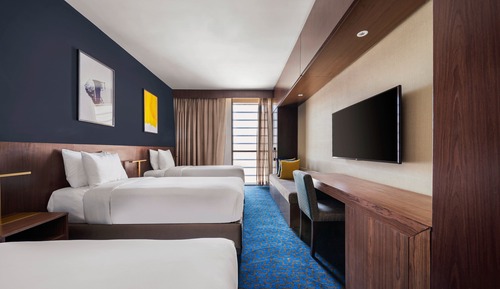 Habitación Deluxe, varias camas, fumadores