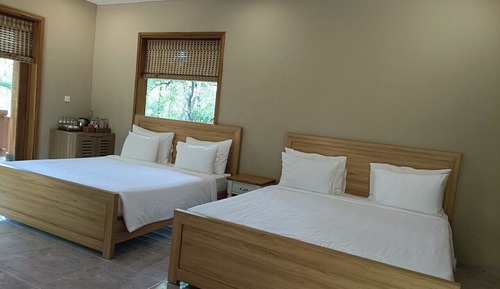 Bungalow, varias camas