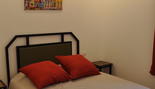Habitación Deluxe doble, baño privado, vistas al patio (Lucques)