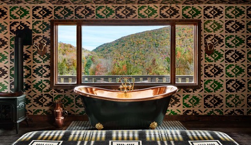 Ático Premier, 1 cama de matrimonio grande, bañera, vistas a la montaña