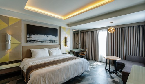 Habitación superior, 1 cama de matrimonio grande