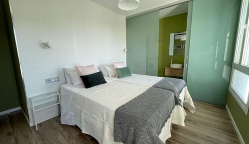 Habitación Confort doble, 2 camas individuales (Verde)