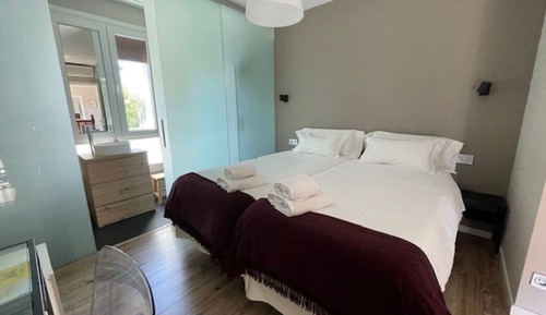 Habitación de diseño doble, 2 camas individuales (Verde)
