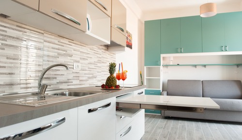 Habitación Elite, vistas parciales al mar (Atene)