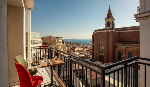 Suite, balcón, vistas al mar