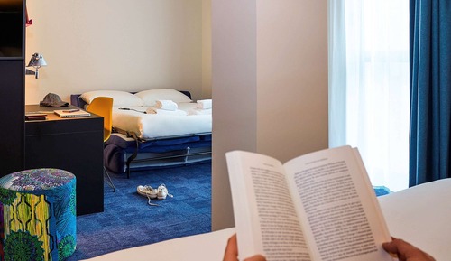 Habitación familiar, 1 cama de matrimonio con sofá cama