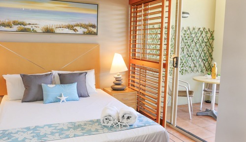 Estudio, 1 cama de matrimonio, vistas al mar