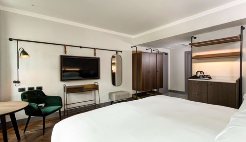 Habitación, 1 cama de matrimonio grande, accesible para personas con discapacidad