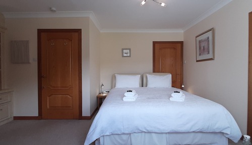 Habitación doble superior, 1 cama de matrimonio grande, baño privado, vistas al lago