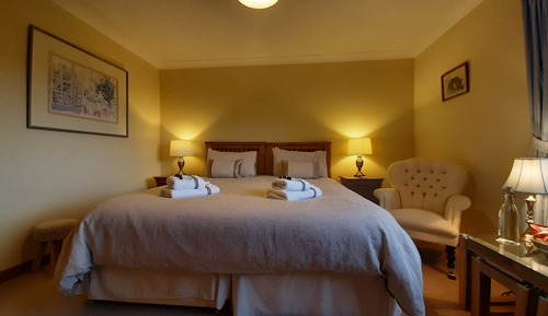 Habitación Premier doble, 1 cama de matrimonio grande, baño privado, vistas al lago