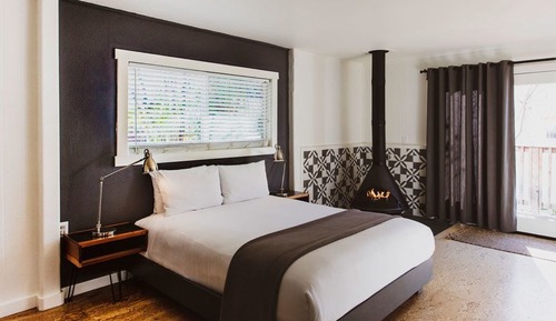 Habitación, chimenea (deluxe queen)