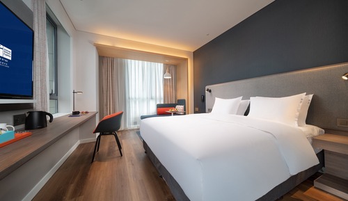 Habitación estándar, 1 cama de matrimonio grande (High Floor)