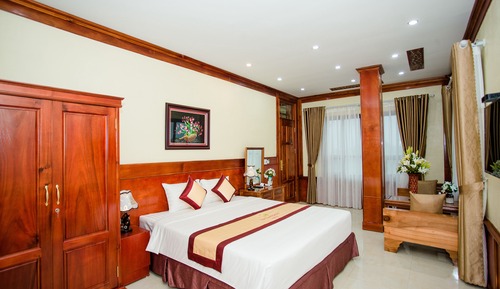 Habitación Deluxe doble, 1 cama de matrimonio grande, no fumadores, vistas a la montaña