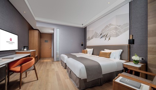 Habitación Confort con 2 camas individuales, no fumadores, vistas a la ciudad