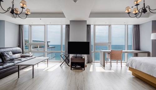 Suite ejecutiva, vistas al mar