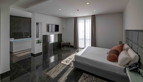 Suite estudio exclusiva, bañera de hidromasaje, vistas al mar