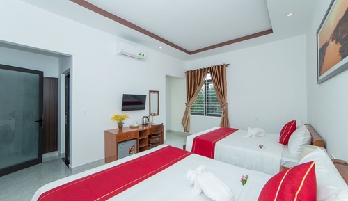 Habitación Deluxe con 2 camas individuales, vistas a la piscina