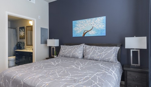 Apartamento ejecutivo, 1 cama de matrimonio grande con sofá cama