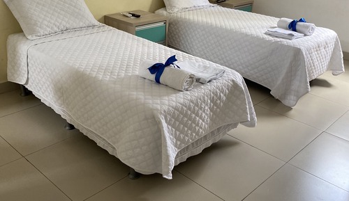 Habitación básica con 2 camas individuales