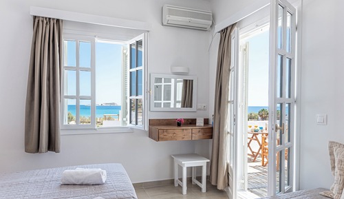 Habitación familiar, vistas al mar