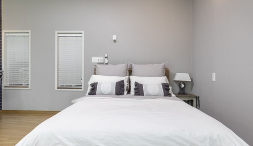 Estudio básico, 1 cama de matrimonio, vistas al mar (private whirlpool, 103)
