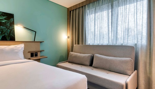 Habitación Deluxe, 1 cama de matrimonio con sofá cama