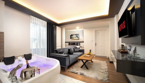 Suite ejecutiva, 1 cama de matrimonio, bañera de hidromasaje