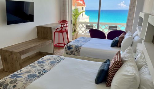 Estudio Deluxe, balcón, vistas al mar