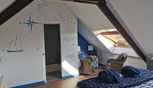 Habitación Confort, 1 cama de matrimonio grande, no fumadores, vistas al jardín (Retour de Peche)