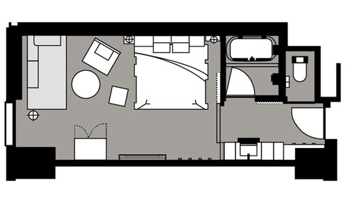 Habitación doble superior, 1 cama de matrimonio grande (1-2 people)