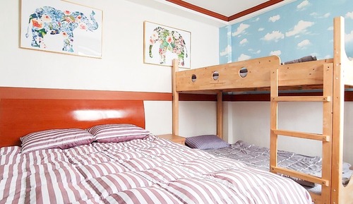 Habitación cuádruple familiar