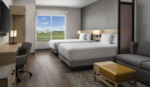 Habitación (2 Queen Beds & 1 Sofabed, High Floor)