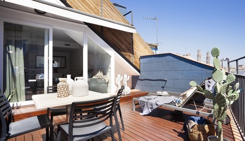 Ático, terraza