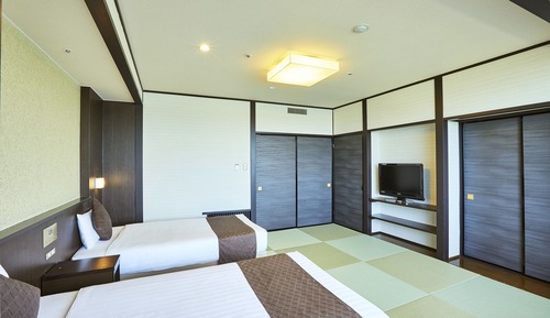 Habitación tradicional con 2 camas individuales, no fumadores (Japanese-style room)