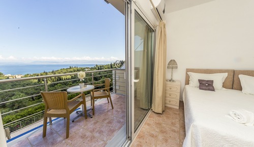 Ático superior, 1 habitación, bañera de hidromasaje, vistas al mar