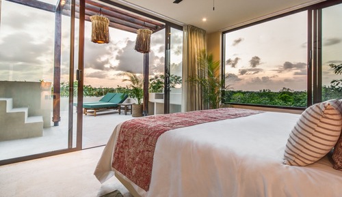 Apartamento Premium, 2 habitaciones, piscina privada, vistas al jardín