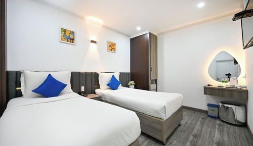 Habitación superior con 1 cama doble o 2 individuales